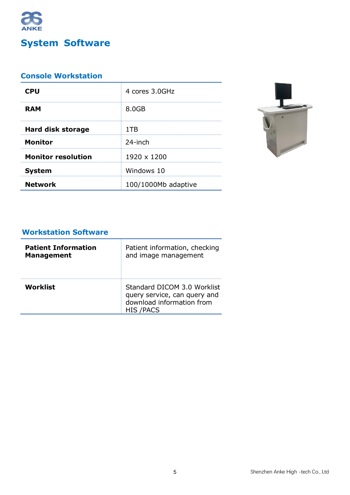 Radiographie Mammographique Digitale  ANKE  ASR-4000E