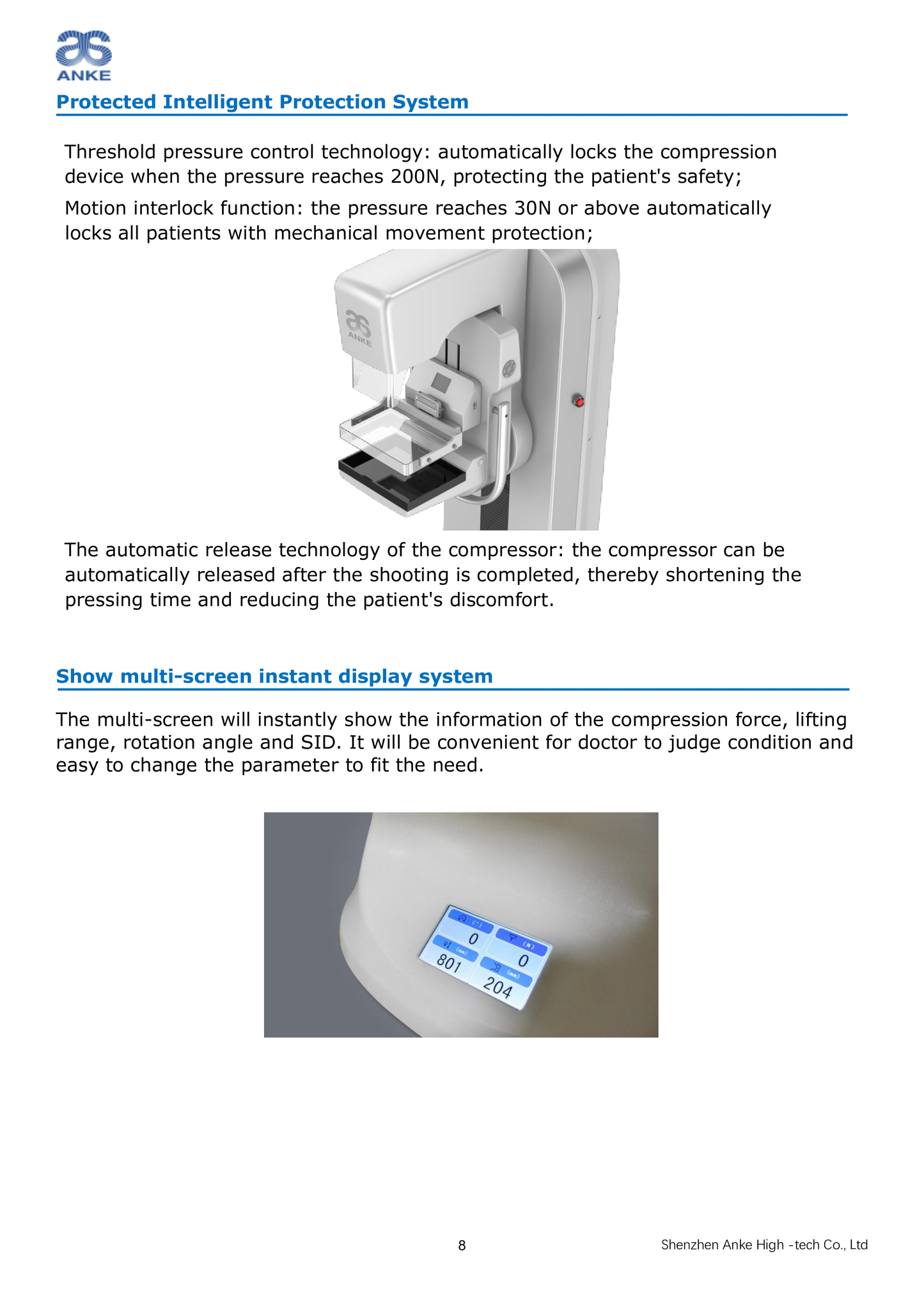 Radiographie Mammographique Digitale  ANKE  ASR-4000E