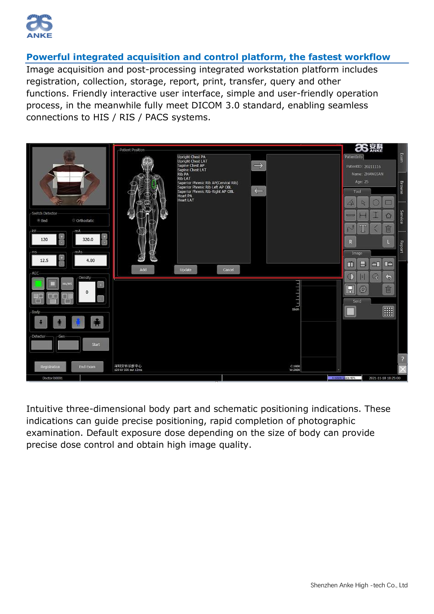 Radiographie Digitale  ANKE  ASR-6850P