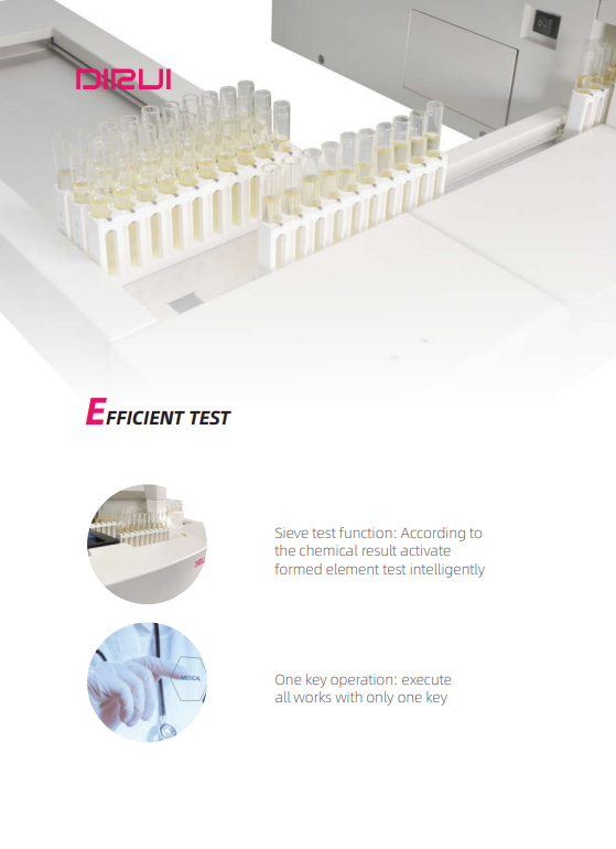 Analyseur d'Urine DIRUI FUS-3000-PLUS avec IA et Microscope à lumière polarisée